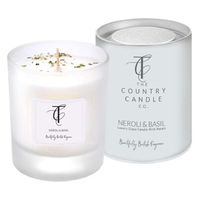 Pastels - Neroli & Basil 30cl Glass Candle