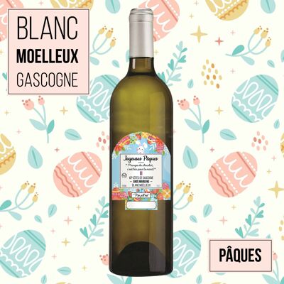 Vino de regalo "Pascua" Edición Art Deco - IGP - Côtes de Gascogne Grand manseng blanco dulce 75cl