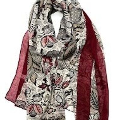 scarf summer 2023 h2018-72 red