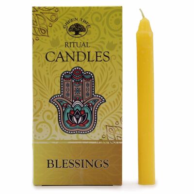 SCand-06 - Set of 10 Spell Candles - Blessings - Sold in 3x unit/s per outer