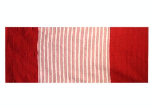 ICR-04 - Indian Cotton Rug - 70x170cm - Red/Pink - Sold in 1x unit/s per outer