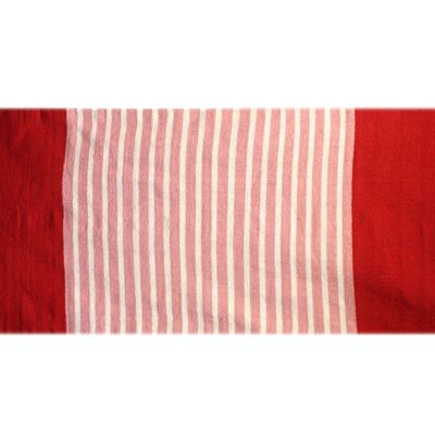 ICR-04 - Tapis Indien en Coton - 70x170cm - Rouge/Rose - Vendu en 1x unité/s par extérieur