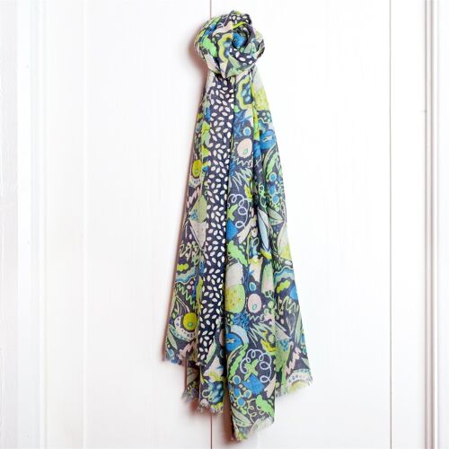 Mariposa Rainforest Wool Scarf