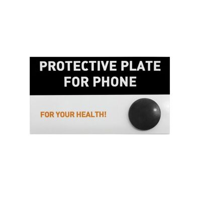 Plaque circulaire adhésive en shungite