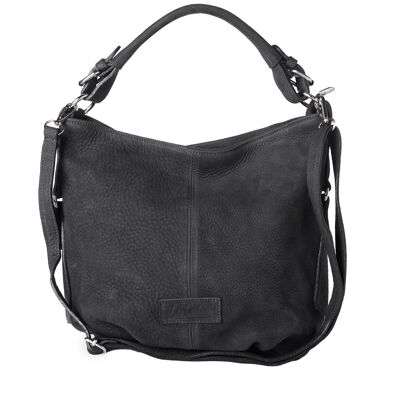 Francesca Nubuk anthracite Leder Handtasche