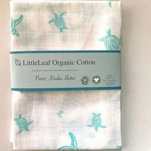 Organic cotton muslin, Turtles