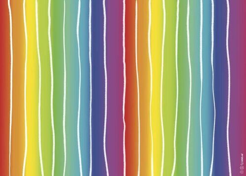 Eco Wrapping Paper - Rainbow