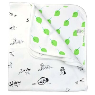 Couverture en coton bio, Chiens