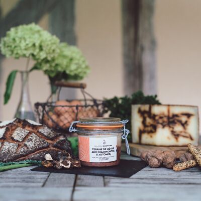 Terrine de Lièvre aux champignons d'automne, 350 grs