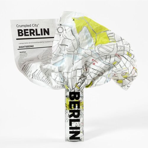Crumpled City Map - BERLIN
