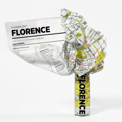 Crumpled City Map - FLORENCE