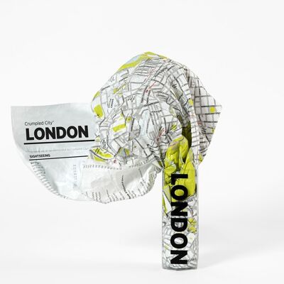 Zerknitterter Stadtplan - LONDON