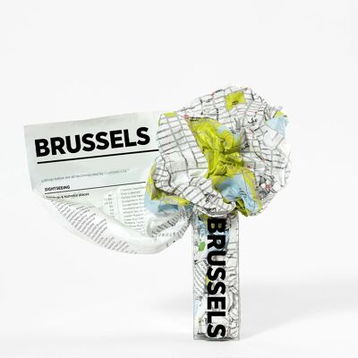 Plan de ville froissé - BRUXELLES