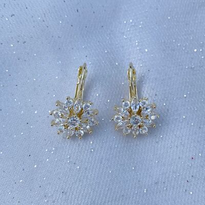 Pendientes Diamante Pendientes Florales