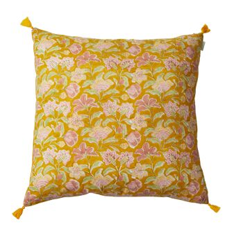 Housse De Coussin Namaste Bohemian Safran 1