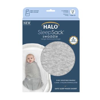 Lange HALO® SleepSack® gris chiné 3