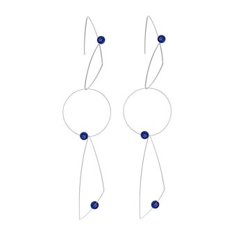 Boucles d'oreilles multi-usages avec perles rondes 11