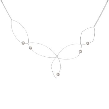 Collier abstrait Signature Morph It Multi Wear avec perles d'eau douce rondes 8