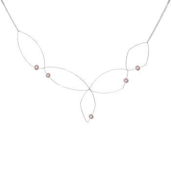 Collier abstrait Signature Morph It Multi Wear avec perles d'eau douce rondes 10