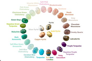 Créoles rondes moyennes avec pierres précieuses merveilleuses couleurs métalliques et neutres 5