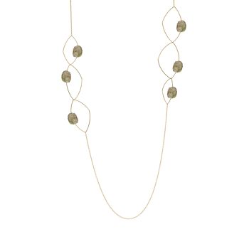 Collier long Morph It avec pierres précieuses tranchées 14