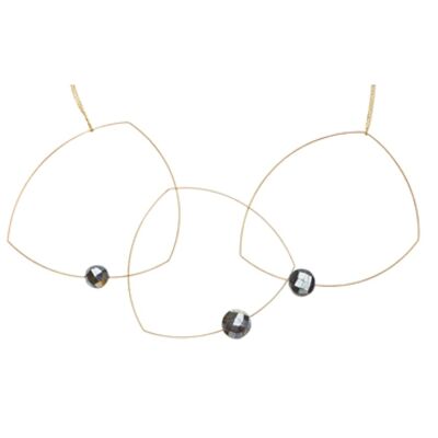 Collar Morph It con Silverite Labradorita