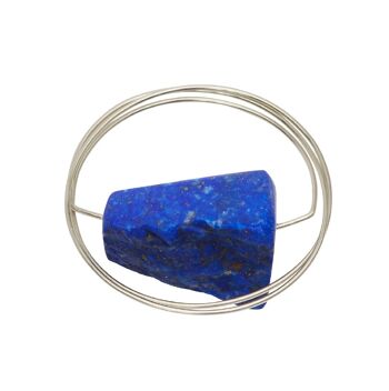 Bague Wrap Cercle avec Lapis Lazuli 1