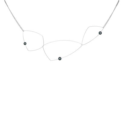 Morph It Necklace with Round Freshwater Pearl
