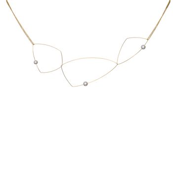 Collier Morph It avec perle d'eau douce ronde 13