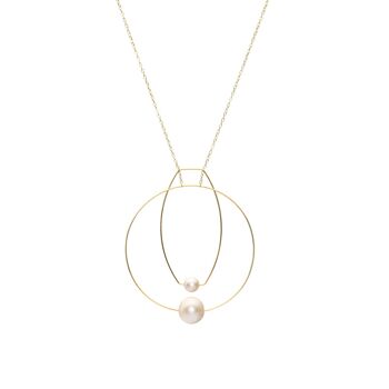Collier Multi Forme avec Perles Rondes d'Eau Douce 2