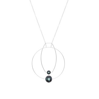Collier Multi Forme avec Perles Rondes d'Eau Douce 6