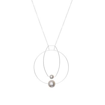 Collier Multi Forme avec Perles Rondes d'Eau Douce 7