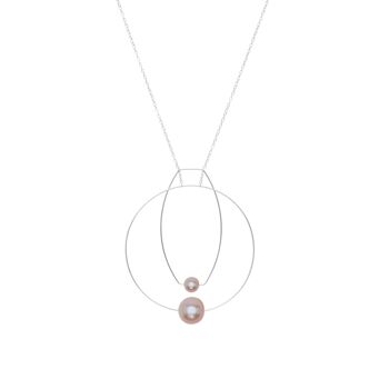 Collier Multi Forme avec Perles Rondes d'Eau Douce 8