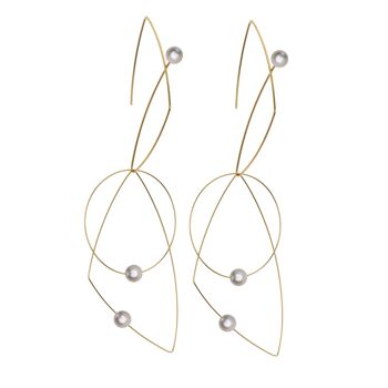 Boucles d'oreilles Morph It avec perles d'eau douce 11