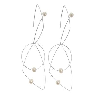 Boucles d'oreilles Morph It avec perles d'eau douce 8