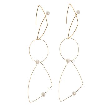 Boucles d'oreilles Morph It avec perles d'eau douce 5