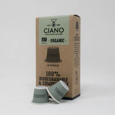 Organic coffee in capsules