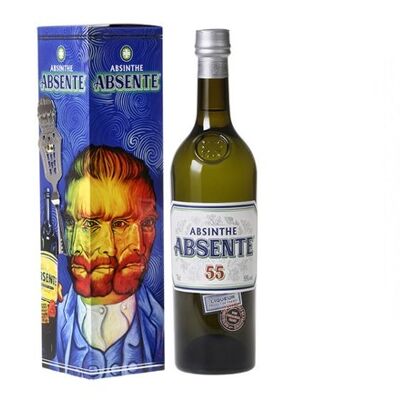 Absente (Absinthe) 55% Avec étui et cuillère Van Gogh (70cl)