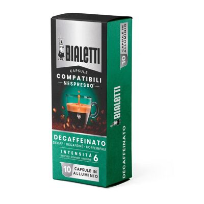 Capsule di caffè Nespresso decaffeinato 10pz