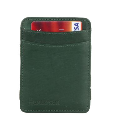 Portefeuille magique vert RFID
