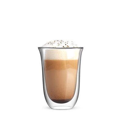 Firenze Double Walled Latte Glasses 300ml - Set of 2 - NEW