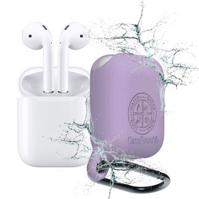 Airpods wasserdichte und stoßfeste Hülle CaseProof Farbe: Lila