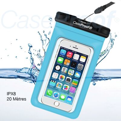 20m waterproof pouch for smartphone Turquoise