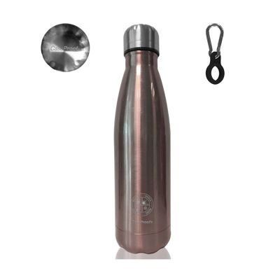 Termo de acero inoxidable 500ml - Oro rosa metalizado