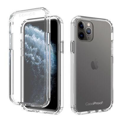iPhone 11 PRO - 360é-Stoßschutz - Transparente SHOCK-Serie