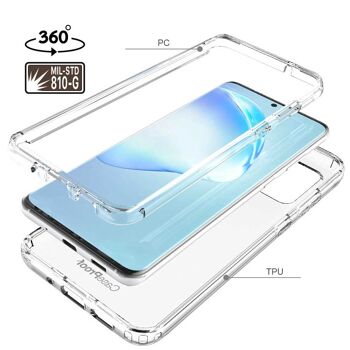 Samsung S 20 Plus - Protection 360é AntiChoc - Transparent Série SHOCK 4