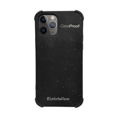 iPhone11P - Custodia biodegradabile nera serie BIO