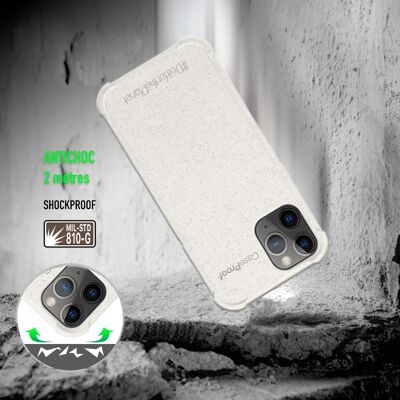 iPhone 11P - Custodia biodegradabile bianca Serie BIO