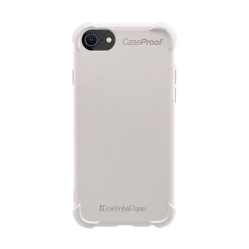 iPhone 87SE - Coque Biodégradable Blanc Série  BIO