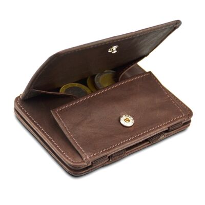 Brown Magic Coin Wallet RFID